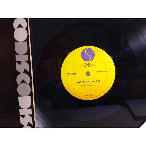 Telex Moskow Diskow Rock Around The Clock 12" Vinyl Record 1979 SynthPop Electro - Picture 2 of 3